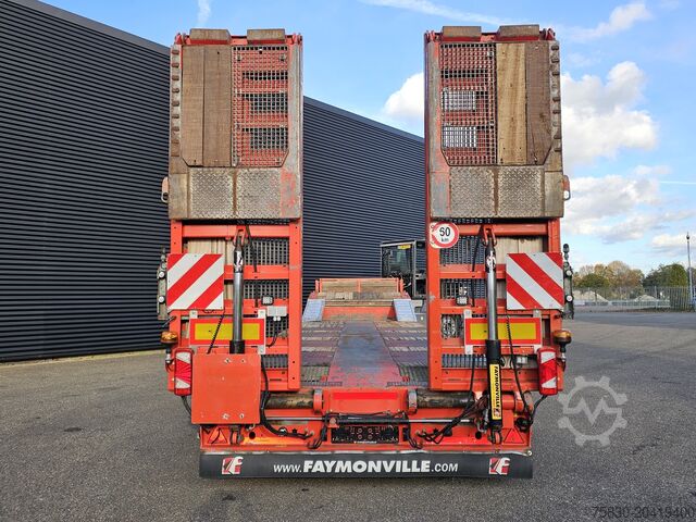 Nízky nakladač Faymonville F-S44-/ 4 x STEERING / HYDRAULIC RAMPS / EXTEND...