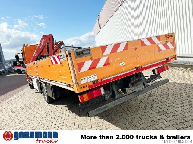 Camion cu platformă Mercedes-Benz Atego 1024 L 4x2 mit Kran Fassi F80A.0.21