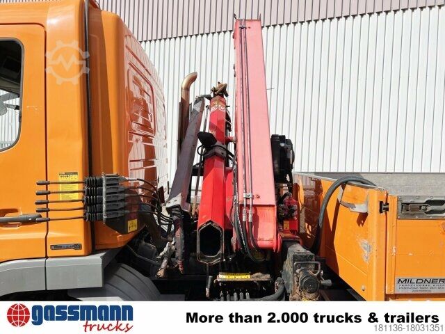 Camion cu platformă Mercedes-Benz Atego 1024 L 4x2 mit Kran Fassi F80A.0.21