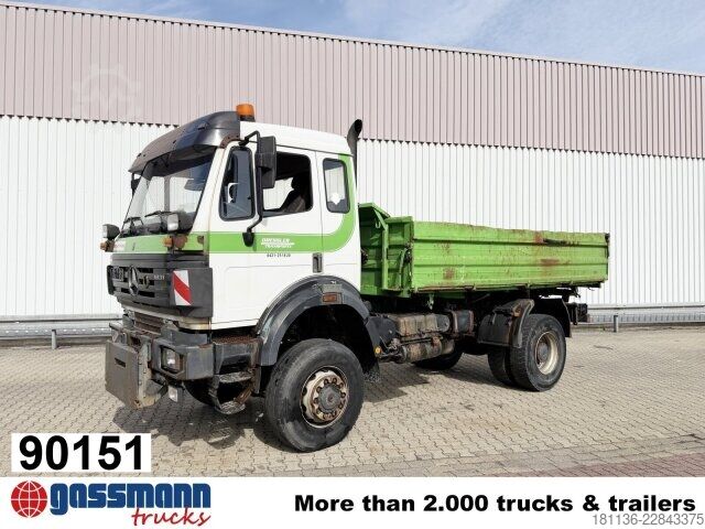 Camión volquete Mercedes-Benz SK 1831 AK 4x4, Winterdienstausstattung