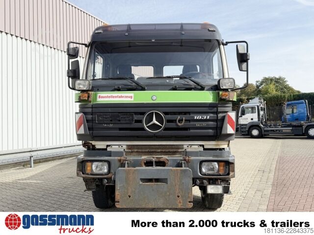 Camión volquete Mercedes-Benz SK 1831 AK 4x4, Winterdienstausstattung