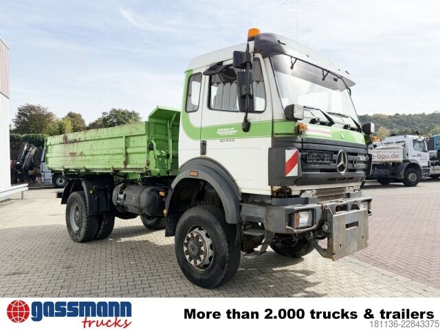 Camión volquete Mercedes-Benz SK 1831 AK 4x4, Winterdienstausstattung