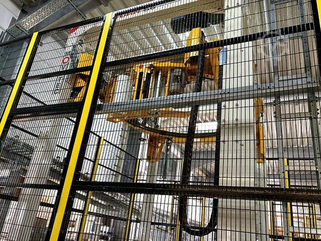 Plant for packaging & stacking Robotic System for Carton Packaging and Stacking