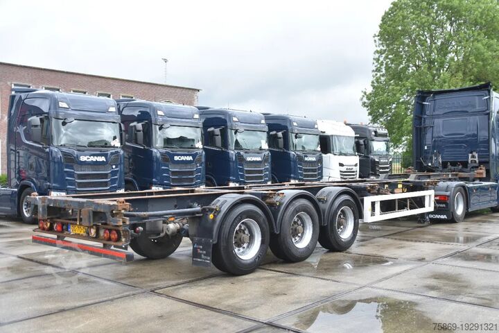 Konténerszállítás Krone SDC 27 - BPW AXLES - DRUM BRAKES -