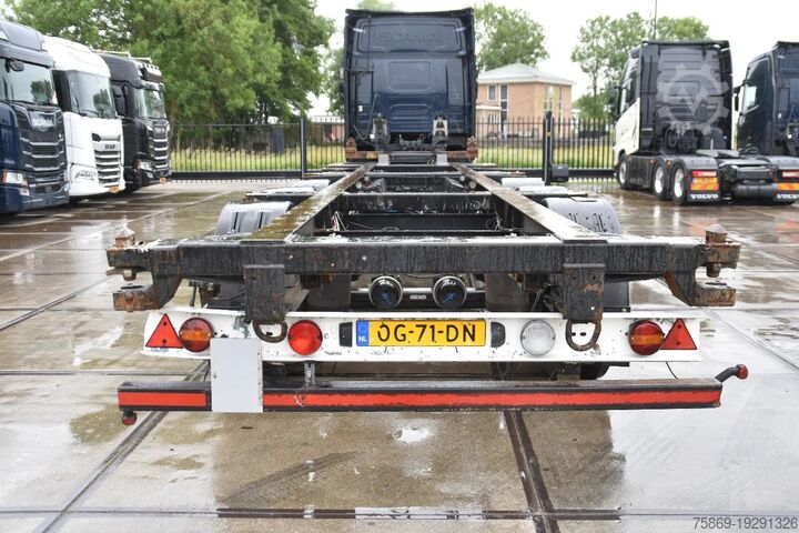 Konténerszállítás Krone SDC 27 - BPW AXLES - DRUM BRAKES -