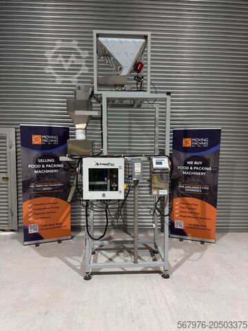 Linear weigher ActionPac Scales & Automation ME109CM Manual Weigh and Pack System