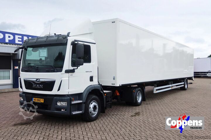 Standard-SZM MAN TGM 15.290 Trekker + Heiwo city trailer geisole...