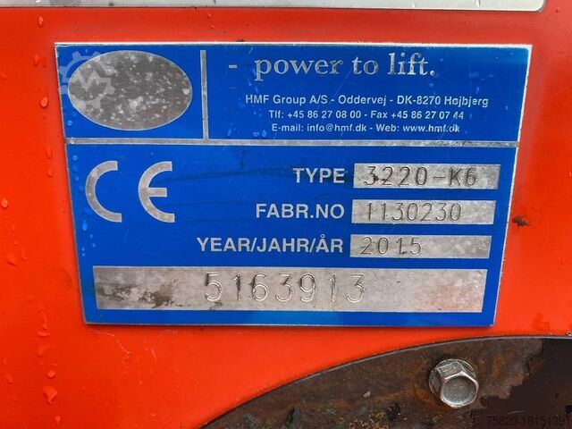 Sistema de brazo de gancho MAN TGS 35.480 8X4 TRIDEM + 20 TON HAAKARM + HMF 32...