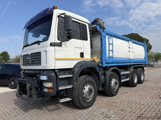 трьохсторонній самоскид MAN 41.480 TGA KIPPER 20cbm 8x4 40Ton