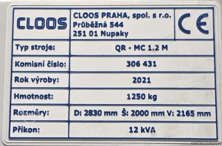Robot saldimi Cloos Cloos QR-MC 1.2 M