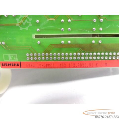 Komponenta Siemens 462112.9053.01 / 6RB2110-0FD01 Leistungsteil --
