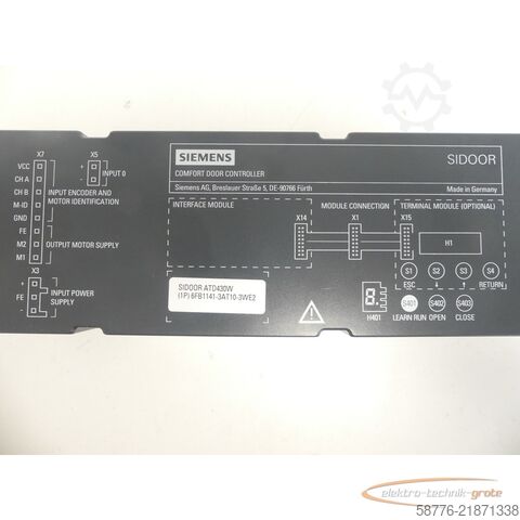 Komponen Siemens 6FB1141-3AT10-3WE2 SIDOR ATD430W Steuergerät - ! -