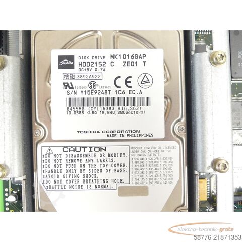 Komponente Siemens 6FC5110-0DB02-0AA2 MMC CPU 840C Version T SN T-P52000435