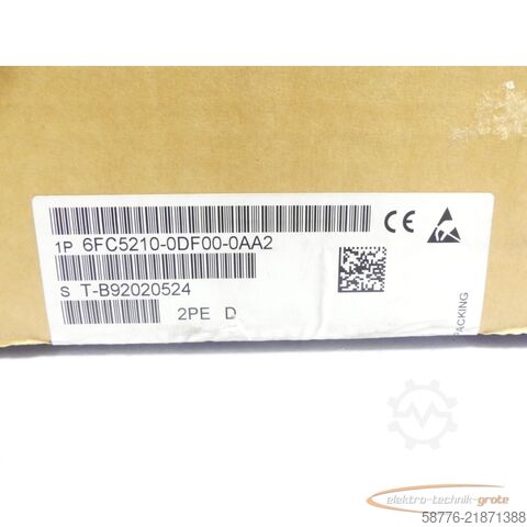 组成部分 Siemens 6FC5210-0DF00-0AA2 Steuergerät SN: T-B92020524 --