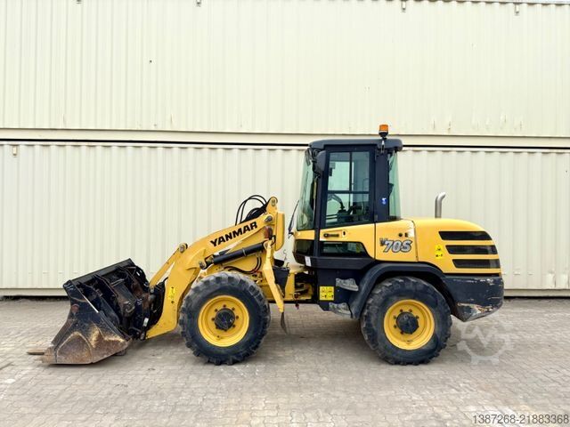 휠로더 YANMAR V70S Schwenklader / 2017 BJ / Schaufel + Gabel