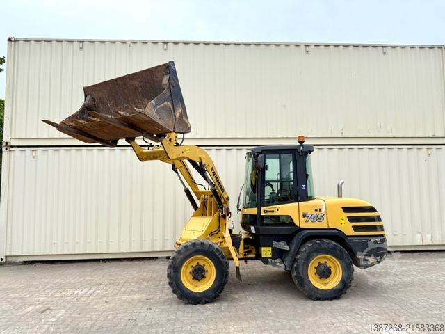 휠로더 YANMAR V70S Schwenklader / 2017 BJ / Schaufel + Gabel