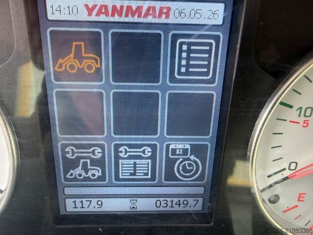 휠로더 YANMAR V70S Schwenklader / 2017 BJ / Schaufel + Gabel