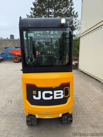 Miniekskavaator JCB 16C-1 / 2021 BJ / 806 H / 3 x Löffel