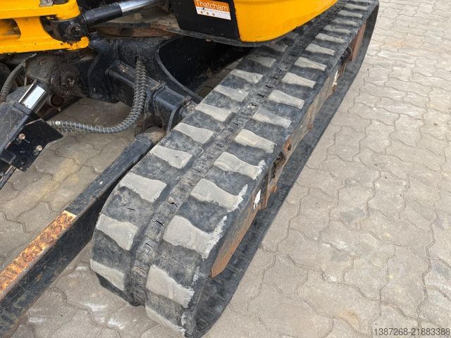 Minigraver JCB 8026 CTS / 2021 BJ / 1.589 H / 3 x Löffel