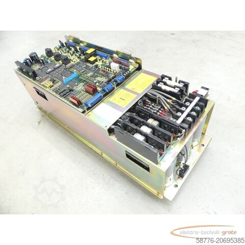 Fanuci komponent Fanuc A06B-6055-H222 Spindelsteuerung / AC Spindle Servo Unit SN: K72-00144A