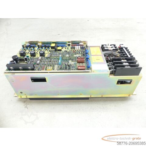 Fanuci komponent Fanuc A06B-6055-H222 Spindelsteuerung / AC Spindle Servo Unit SN: K72-00144A