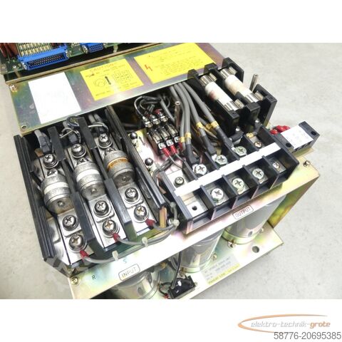 Fanuci komponent Fanuc A06B-6055-H222 Spindelsteuerung / AC Spindle Servo Unit SN: K72-00144A