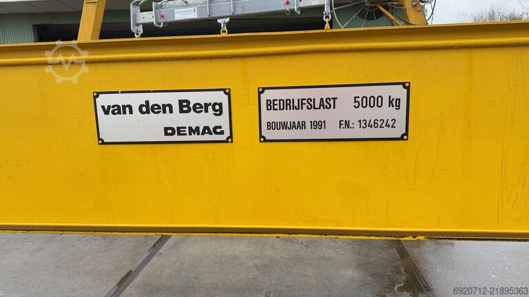 Tiltiniai kranai Demag Overhead crane 5T x 15.750 mm