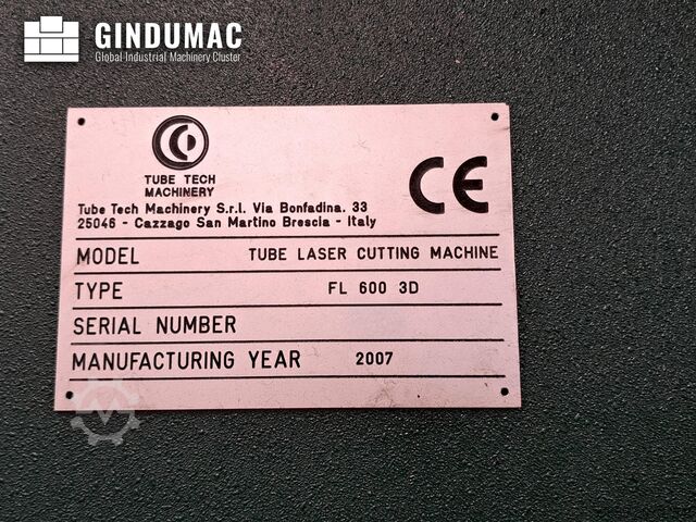 Machine à couper les tubes TTM FL 600 3D