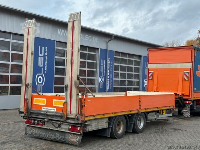 Poluprikolica za niskopodni prevoz  Eckstein LA 2 Anhänger mit Laderampe