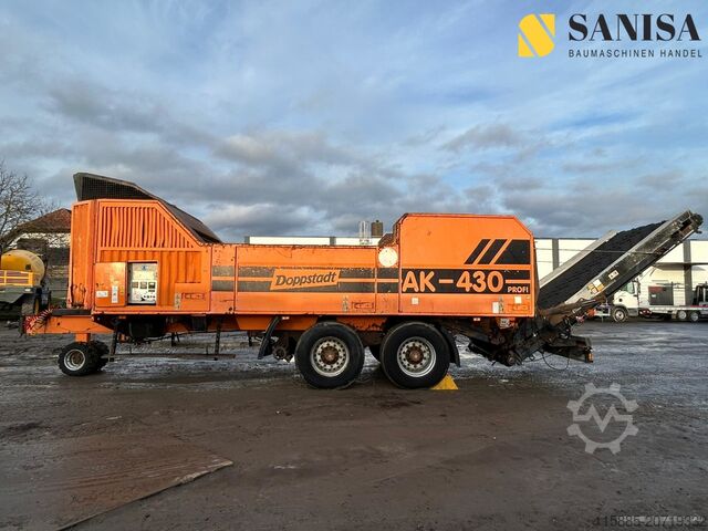 Mobile shredding plant Doppstadt AK430Profi Schredder/Häcksler/Funk/Magne