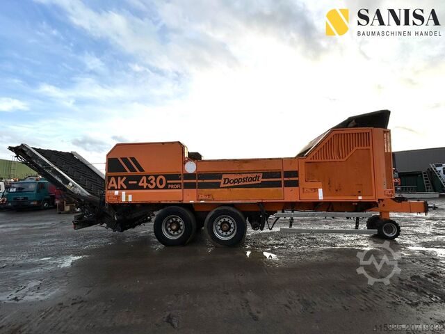 Mobile shredding plant Doppstadt AK430Profi Schredder/Häcksler/Funk/Magne