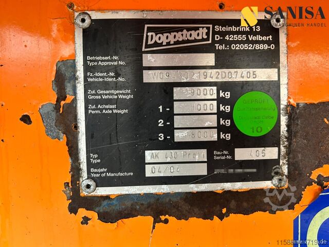 মোবাইল শেডিং প্ল্যান্ট Doppstadt AK430Profi Schredder/Häcksler/Funk/Magne