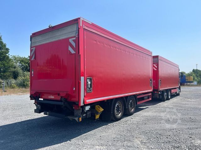 Flaklastbil med kapell MERCEDES-BENZ Antos 2540 L 6x2 Pritsche LBW