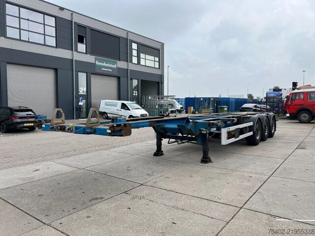 Transporte de contentores Van Hool VANHOOL 3B0070 / SAF + Disc / 1x Extendable / L...