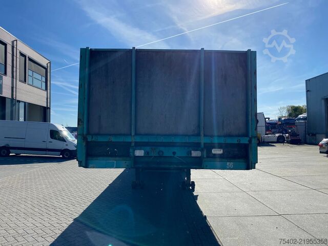 Atrelado da plataforma Groenewegen DRO-12-27 / Plateau Trailer / BPW + Drum