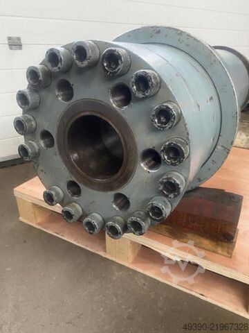 Hydraulický valec dvojčinný, prírubový valec, lisovací valec, lisovací valec 160 ton 325 bar MAE HY-DSF 160