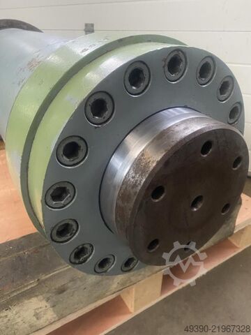 Hydraulický valec dvojčinný, prírubový valec, lisovací valec, lisovací valec 160 ton 325 bar MAE HY-DSF 160