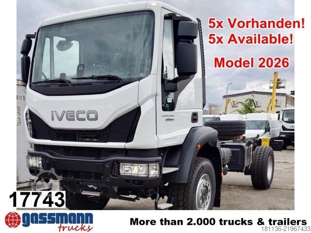 Sunkvežimio važiuoklė Iveco EuroCargo ML150E25 WS 4x4, Euro3