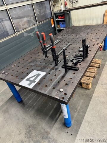 Mesa de soldadura, mesa giratoria de soldadura, mesa giratoria Proteec 4 x Schweisstische