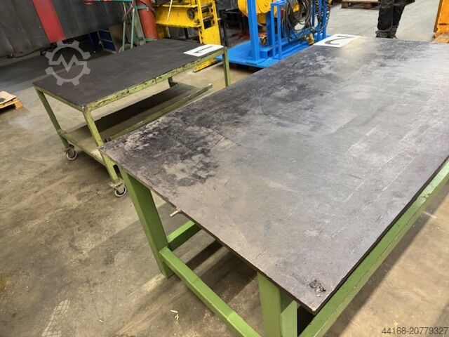 Mesa de soldadura, mesa giratoria de soldadura, mesa giratoria Proteec 4 x Schweisstische