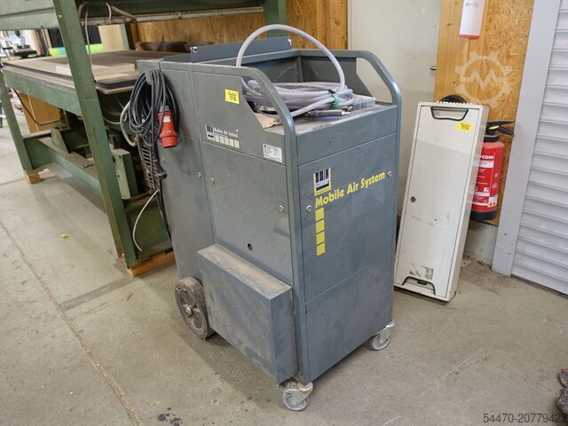 Mobilna kompletna instalacja sprężonego powietrza SCHNEIDER MAS650-10-90D-SILEND