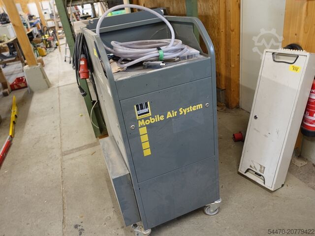 Mobilna kompletna instalacja sprężonego powietrza SCHNEIDER MAS650-10-90D-SILEND