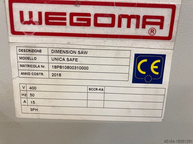 Scie à panneaux UNICA SAFE-E Wegoma UNICA SAFE-E