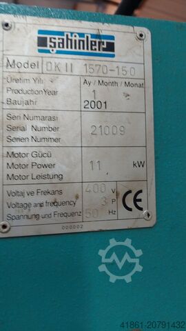 Hydr. műhelysajtó SAHINLER DK II 1570-150
