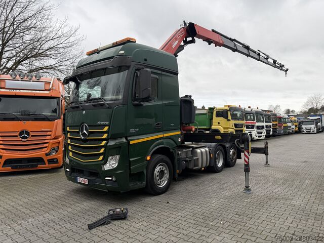 Staðlaður dráttarbíll Mercedes-Benz Actros 2542 6X2 Kran Fassi F335 bis 22.5 Meter