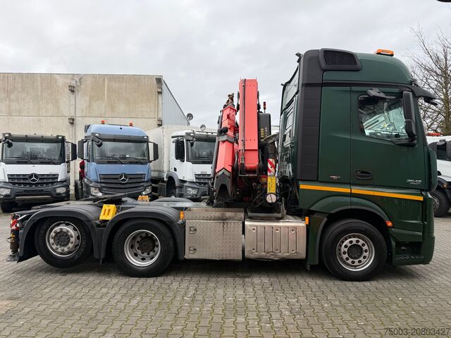 Kran fest á bíl Mercedes-Benz Actros 2542 6X2 Kran Fassi F335 bis 22.5 Meter