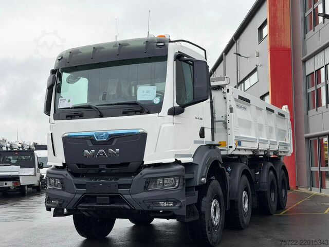 3-zijdige kipper MAN TGS 41.480 8x4 BB mit Meiller 3-Seitenkipper