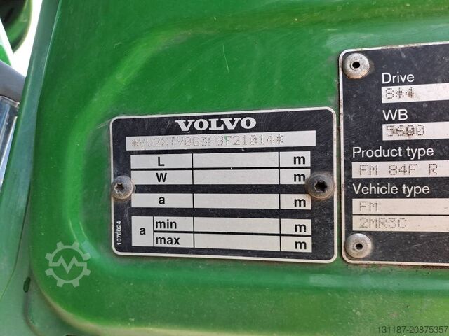 شاحنة رافعة Volvo FMX 460 + Hiab 622 E-6 HIPRO 16m + Fly Jib 11