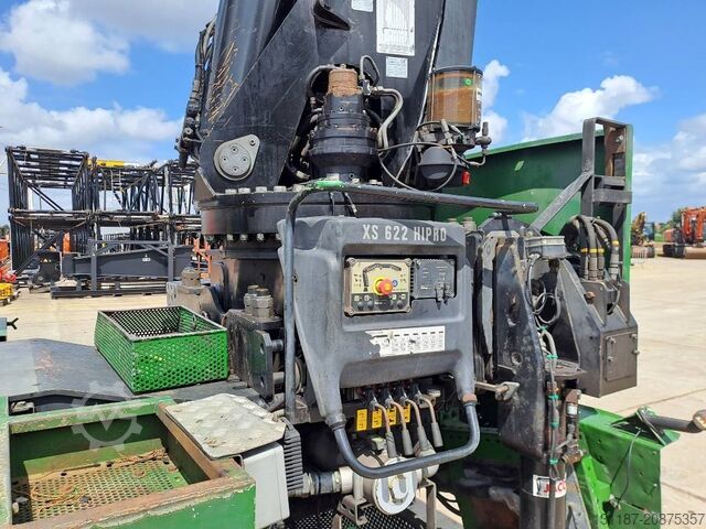 Autokrāna kravas automašīna Volvo FMX 460 + Hiab 622 E-6 HIPRO 16m + Fly Jib 11