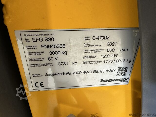 Empilhador Jungheinrich EFG S30